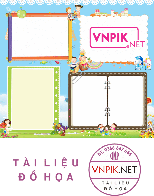 Trang trí mầm non -Bảng thi đua #9 file PDF & CDR