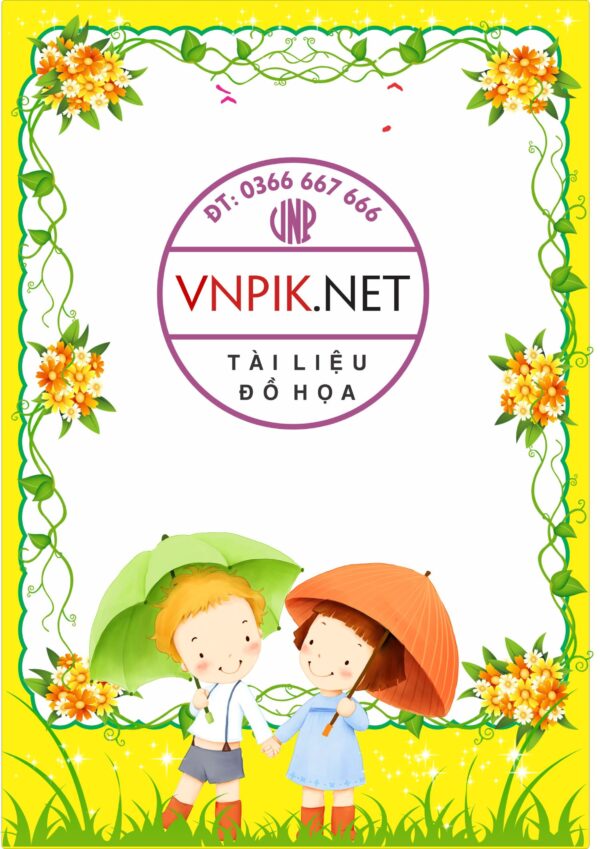 Trang trí mầm non – Bảng thi đua #14 file PDF & CDR